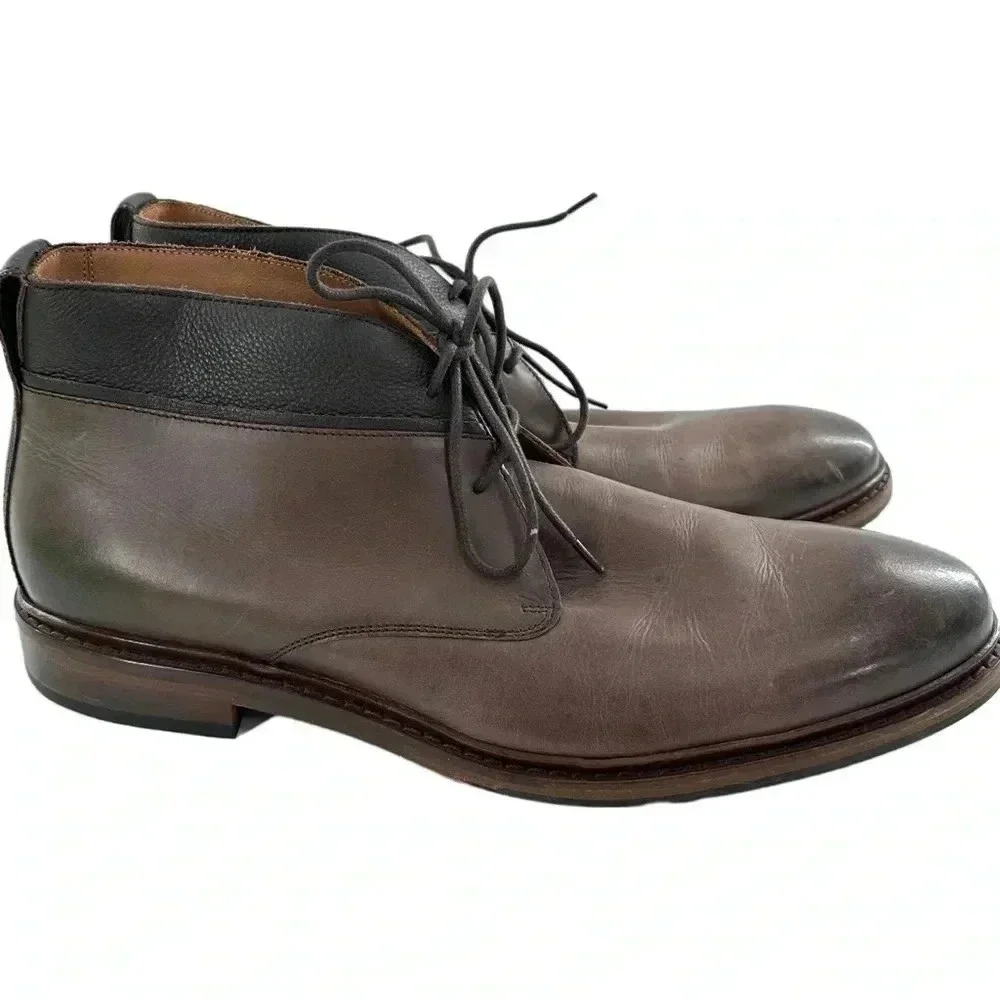 Cole haan mens chukka boots size 13 brown leather